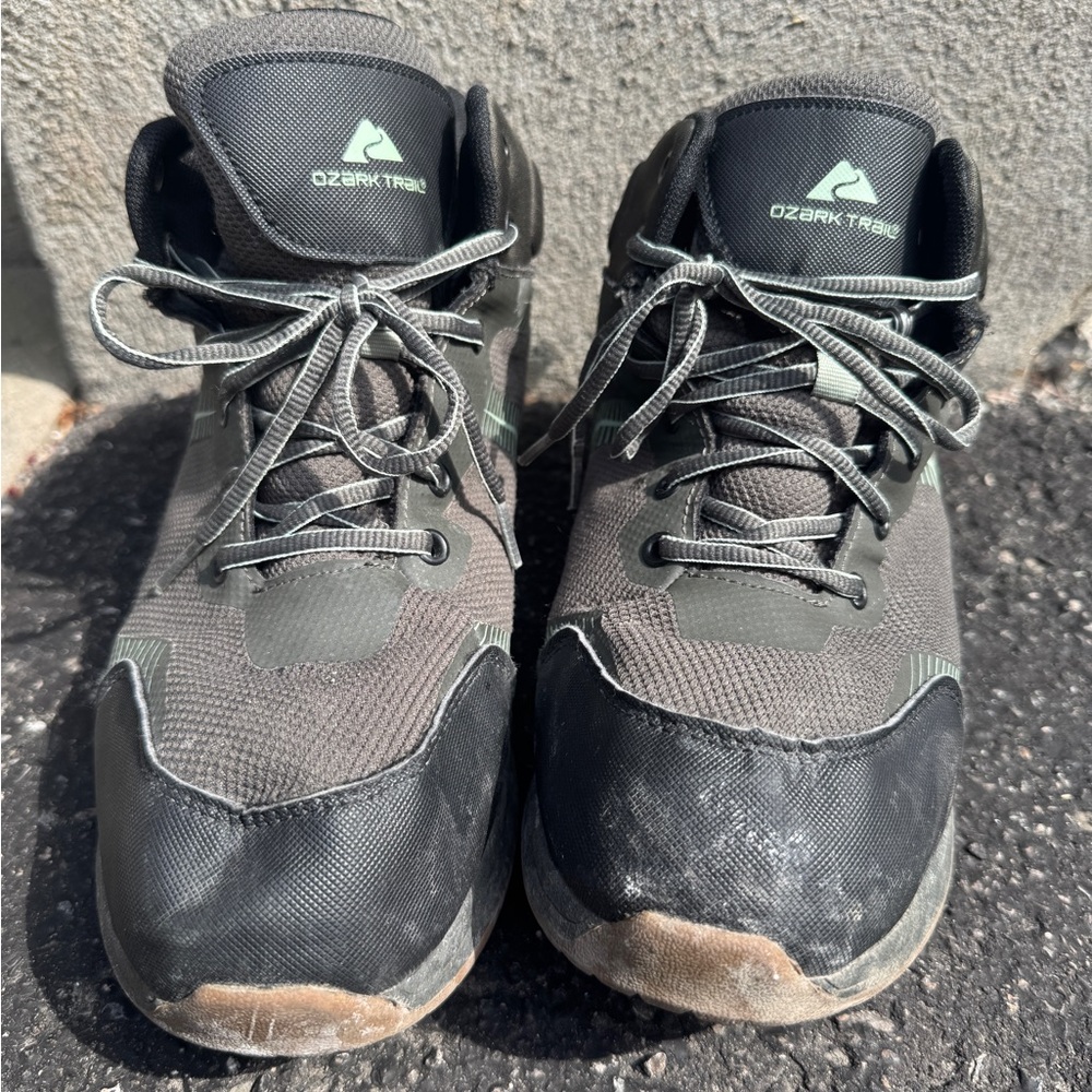 Ozark Trail Black and Gray Athletic Shoes with Ankle Support